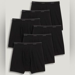 NIP Jockey Classics Men’s 2X Boxer Briefs pack of Six (6) Black